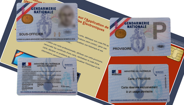 Carte pro gendarmerie